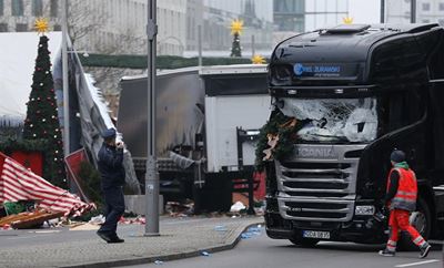 New York police bolster security in wake of Berlin attack