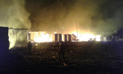 Update: 37 homes burnt down