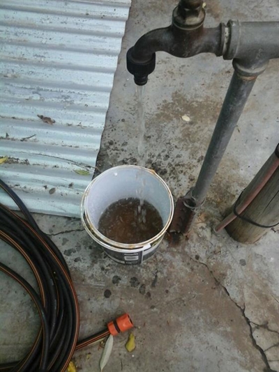 Waterprobleem op De Rust