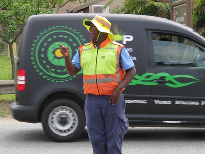 Knysna's traffic heroes in action
