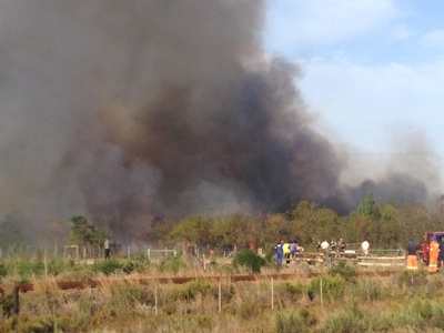 Opvolg: Brand buite Albertinia
