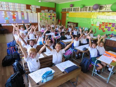 1ste skooldag op Sedgefield