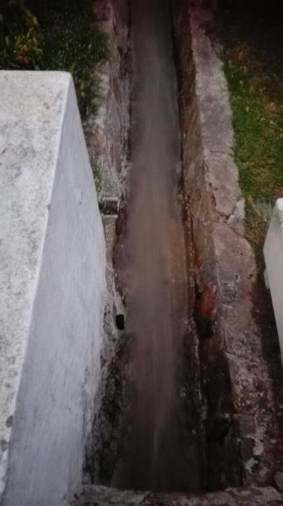 Pipe burst in upper Knysna