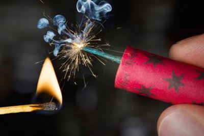 Man commits suicide using fireworks