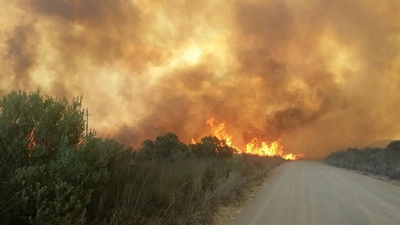 Stilbaai-brand nog lank nie verby