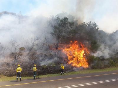 Fire near Buffels Bay