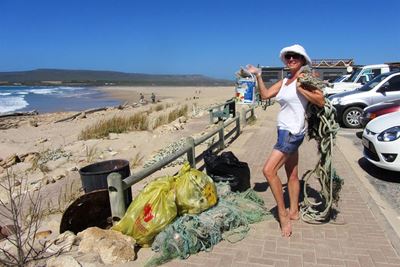 Volunteers clean up at Witsand