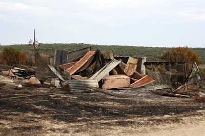 Brande los swart spoor agter