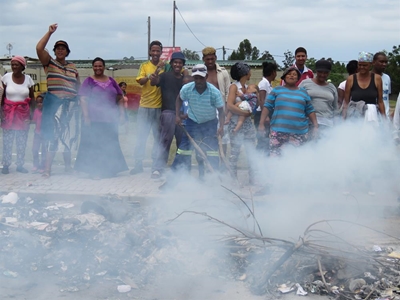 Rheenendal residents protest