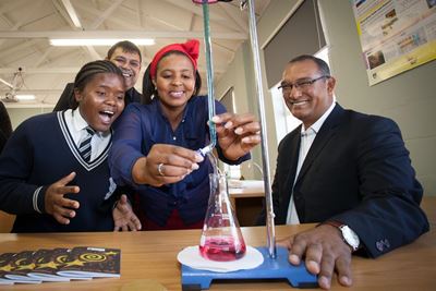 Top notch science lab for Plett school