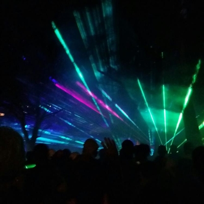 VIDEO: Dias Festival's Laser Light Show
