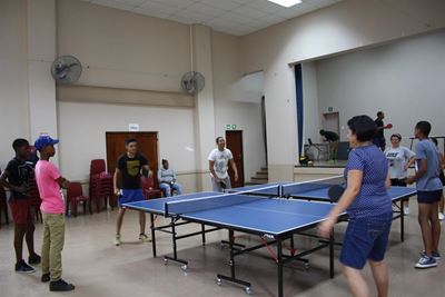 Afrigtingskliniek lok talle spelers