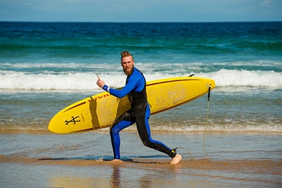 Darkfest team goes surfing