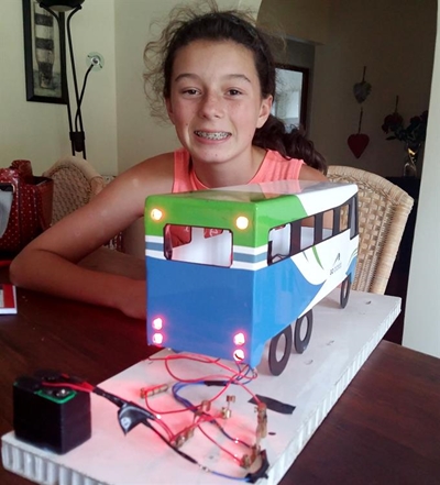 Learner builds 'GO GEORGE bus'