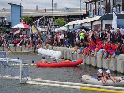 Action-packed water polo at Oakhill