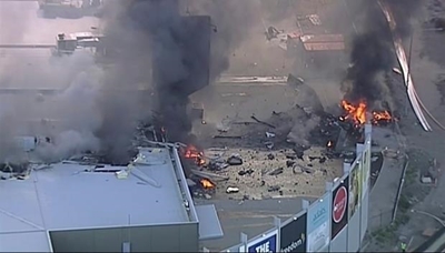 Melbourne plane crash: 5 killed as aircraft hits shopping centre