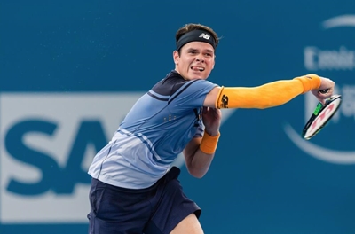 Raonic advances at Delray Beach