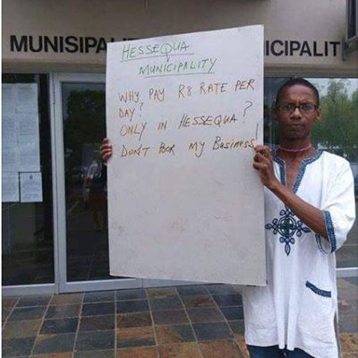 Sakeman protesteer teen tariewe