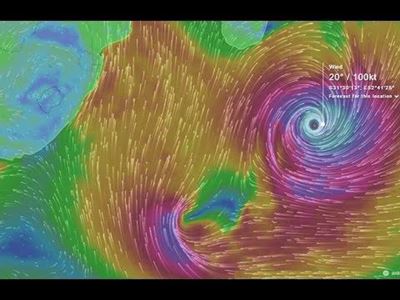 Cyclone Enawo on its way