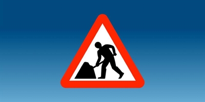 Roadworks at York Street circle