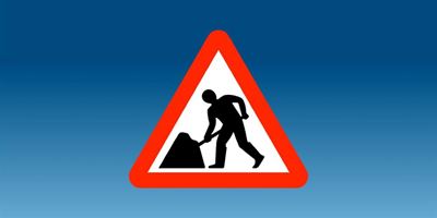 Roadworks at York Street circle