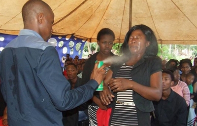 Prophet ordered to stop spraying Doom