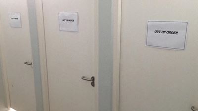 Court ablutions 'disgraceful'