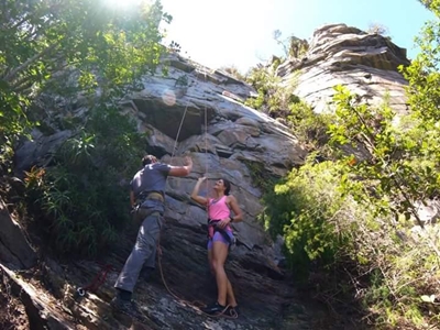 Learn to abseil and rock climb