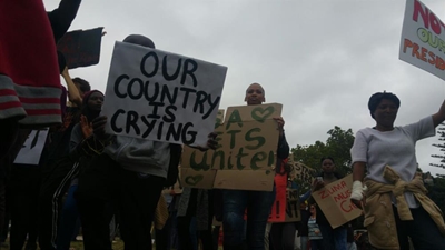 Sedgefield says Zuma must go!