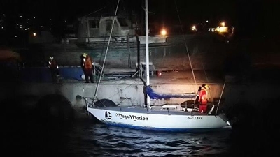 NSRI in midnight rescue of yacht at Santos