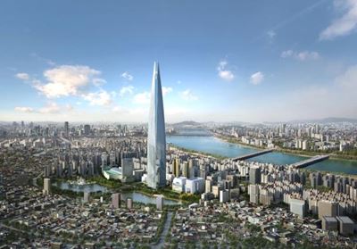 Lotte World Tower opens in Seoul setting world records
