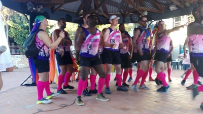 Pink Loerie fun at Woodmill Lane