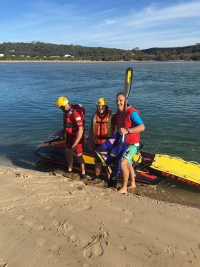 Paddlers saved by Plett NSRI