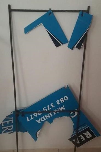 Eiendomsagentborde gevandaliseer