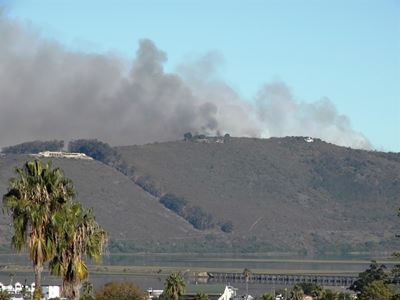 Controlled fire in Knysna area