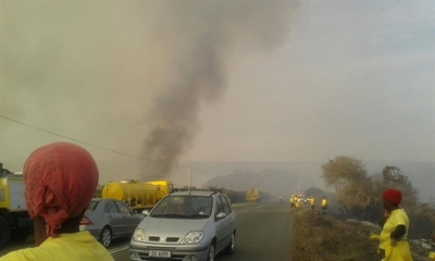 Brenton controlled fynbos fire alive again