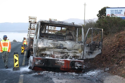 Vragmotor brand uit op N2