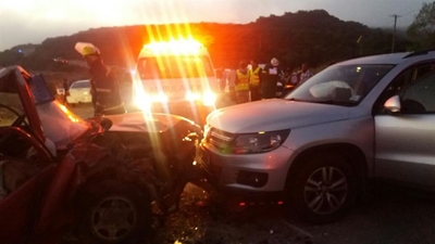 Botsing tussen Stillbaai en Melkhoutfontein