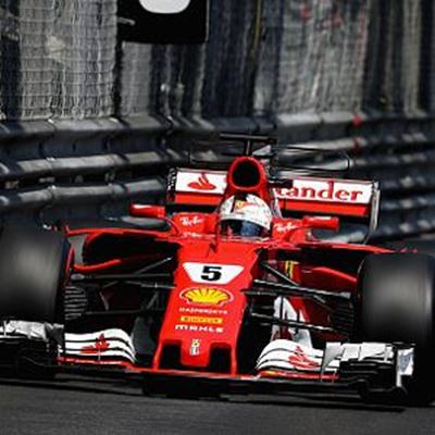 Vettel leads Ferrari 1-2 at Monaco