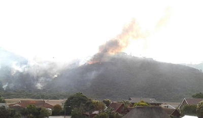 Fire in Hoekwil
