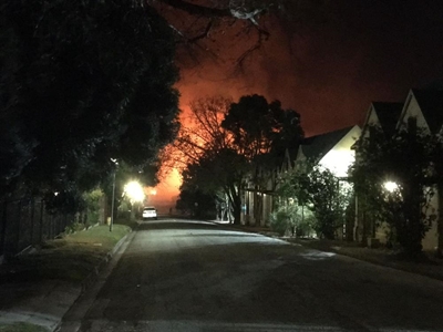 Fire in George