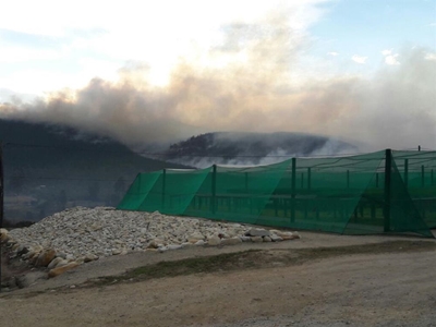 Fire near Sedgefield