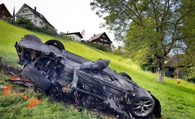 Former Top Gear host, Richard Hammond, in horrific car crash