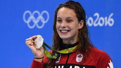 Penny Oleksiak Downs Canadian Record
