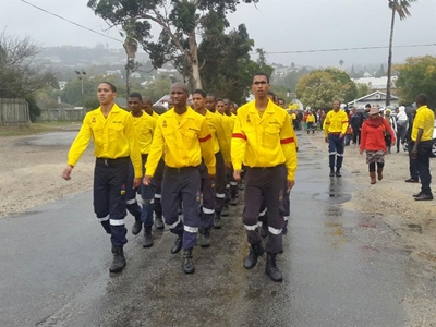 Unity march in Knysna
