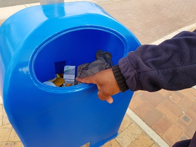 Bins installed at GO GEORGE stops