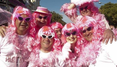 Pink Loerie preening feathers for 2018