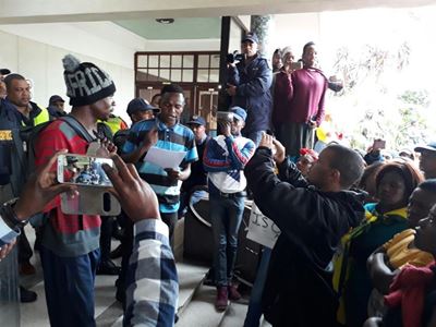 Update: Protest about service delivery