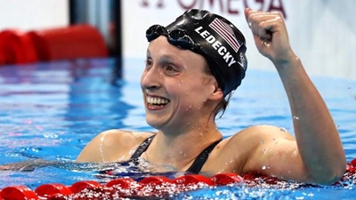 Ledecky scratches from 1 500 free