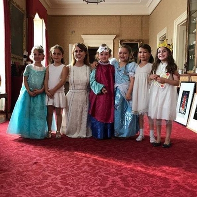 Harper Beckhams 6th birthday at Buckingham Palace